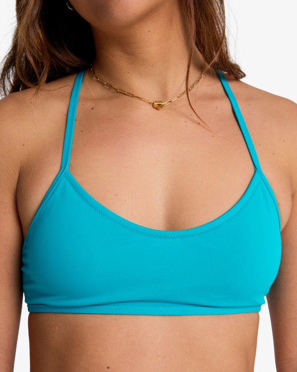 4 Sol Searcher - Bikinioberteil mit voller Bedeckung für Frauen Blau EBJX300119 Billabong