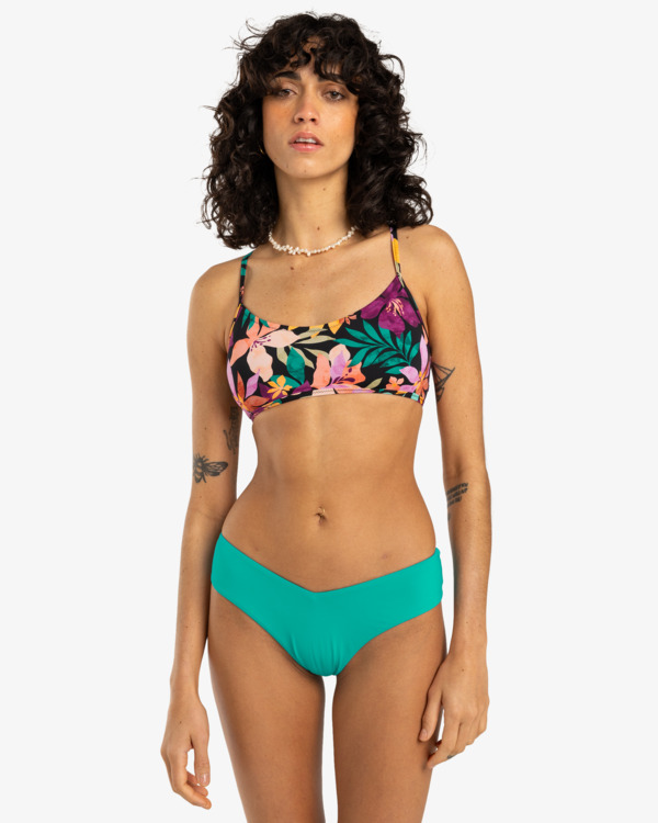 0 Sol Searcher - Haut de maillot à couvrance intégrale pour Femme Bleu EBJX300119 Billabong