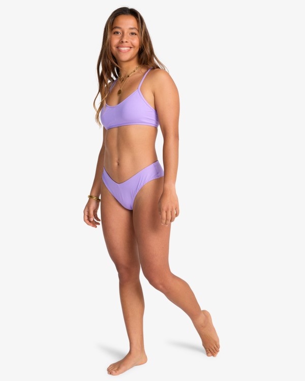 1 Sol Searcher - Bikinioberteil mit voller Bedeckung für Frauen Violett EBJX300119 Billabong