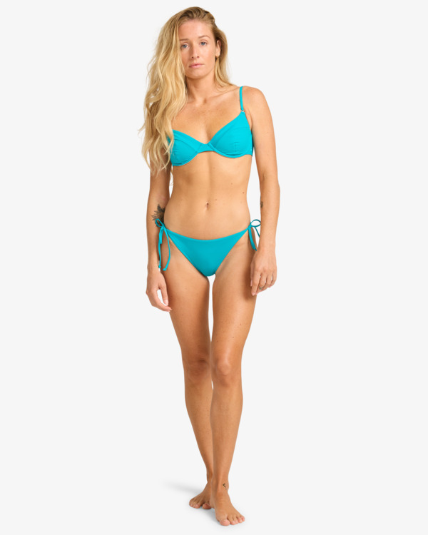 1 Sol Searcher - Bikinioberteil mit mittlerer Bedeckung für Frauen Blau EBJX300123 Billabong