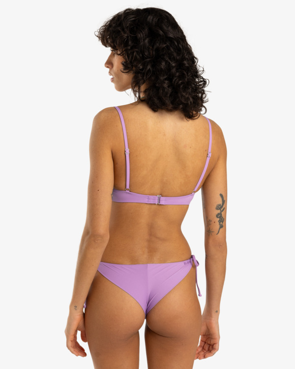 4 Sol Searcher - Medium Coverage Bikini Top for Women Purple EBJX300123 Billabong