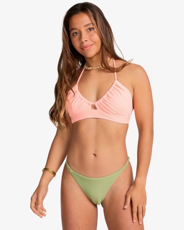 0 Tanlines - Full Coverage Bikini Top for Women Pink EBJX300127 Billabong