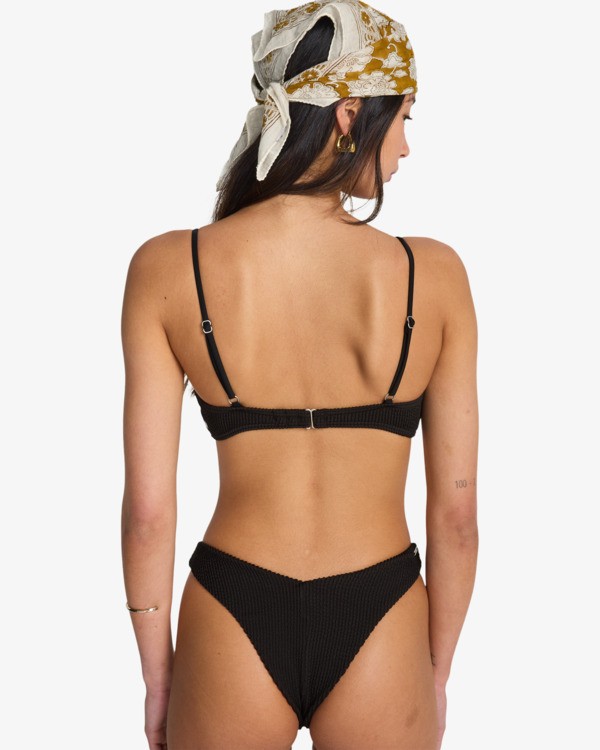 2 Summer High V - Bralette Bikini Top for Women Black EBJX300129 Billabong