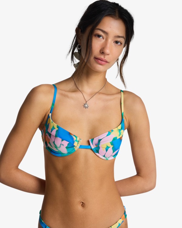 0 Sol Searcher Leah - Haut de bikini à armatures pour Femme Bleu EBJX300132 Billabong