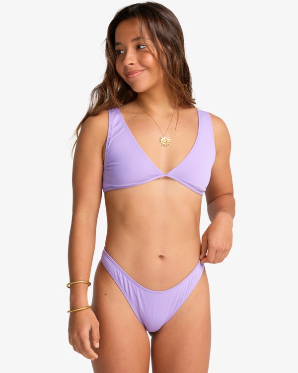 1 Sol Searcher Hike - Bikini Bottoms for Women Purple EBJX400101 Billabong