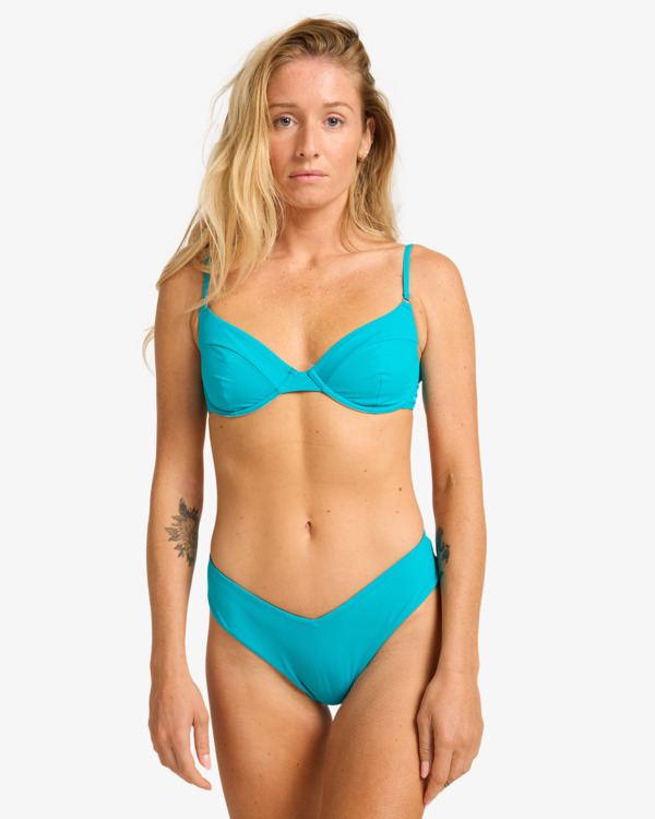 1 Sol Searcher Fiji  - Bikini Bottoms for Women Blue EBJX400102 Billabong