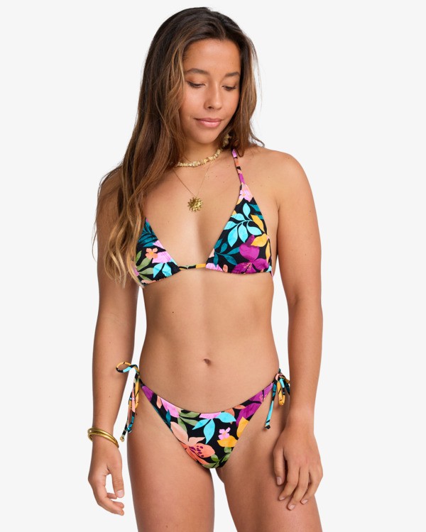 1 Sol Searcher Tie Side - Bas de bikini couvrance mini pour Femme Bleu EBJX400106 Billabong