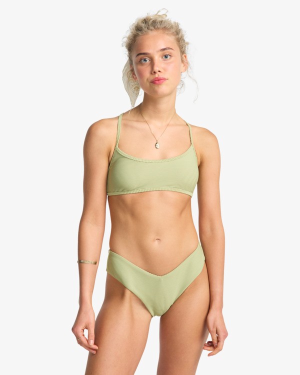 1 Tanlines Fiji - Bikiniunterteil mit knapper Bedeckung für Frauen Grün EBJX400138 Billabong