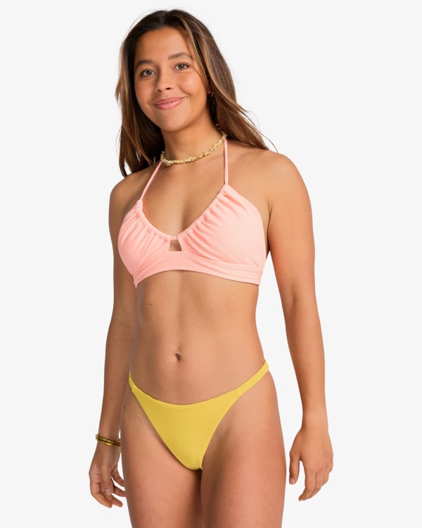 2 Tanlines - Parte de baixo de biquíni com cobertura reduzida para Mulher Amarelo EBJX400143 Billabong