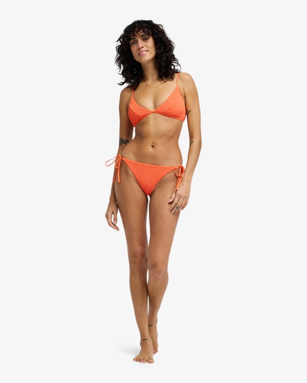 1 Summer High Low Tide - Skimpy Bikini Bottoms for Women Orange EBJX400153 Billabong