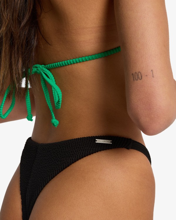 3 Summer High Maya - Knappes Bikiniunterteil f&uuml;r Frauen Schwarz EBJX400156 Billabong