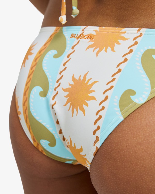 3 Sunblind Tropic - Medium Coverage Bikini Bottoms for Women White EBJX400178 Billabong