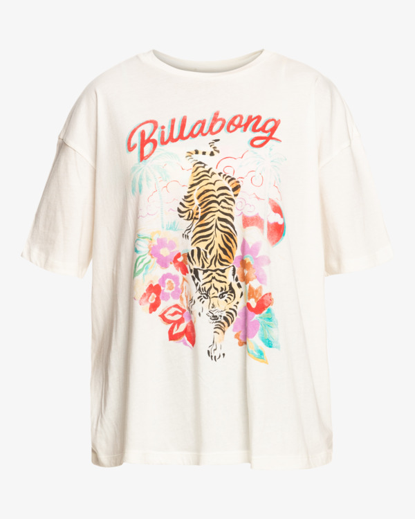 6 Easy Tiger - T-shirt pour Femme Blanc EBJZT00108 Billabong