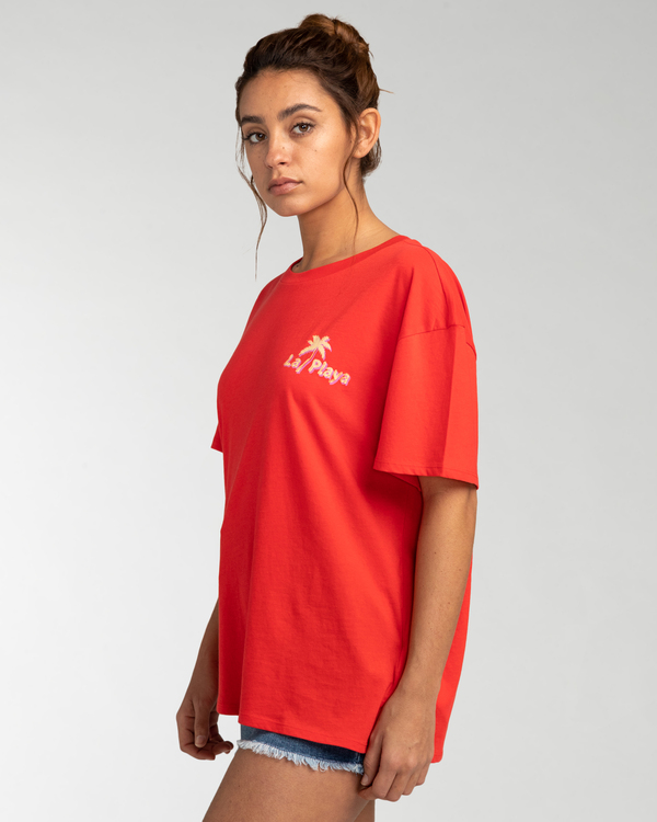 4 La Playa - T-shirt pour Femme Rouge EBJZT00117 Billabong