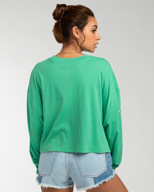 2 Beach - Long Sleeve T-Shirt for Women Green EBJZT00138 Billabong