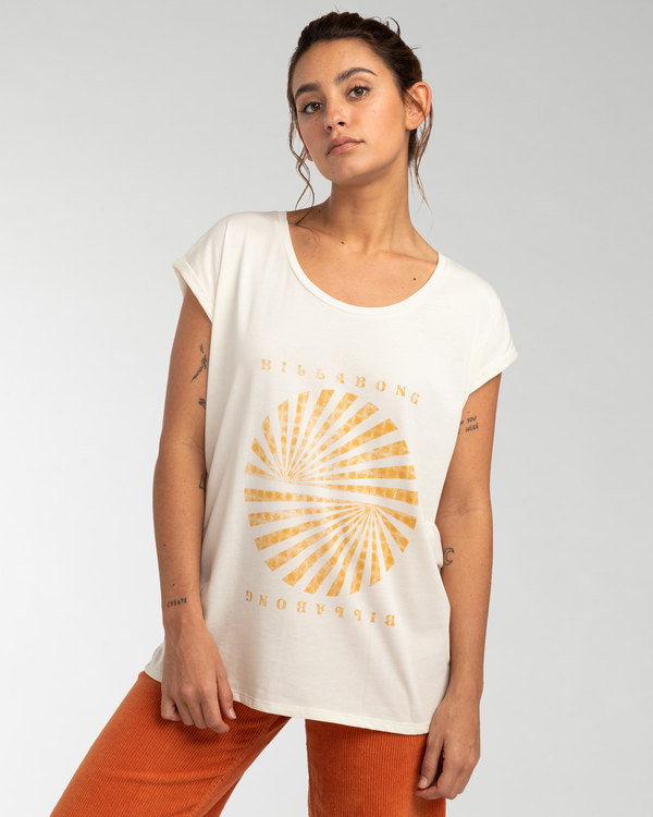 0 All Night - T-Shirt for Women White EBJZT00142 Billabong