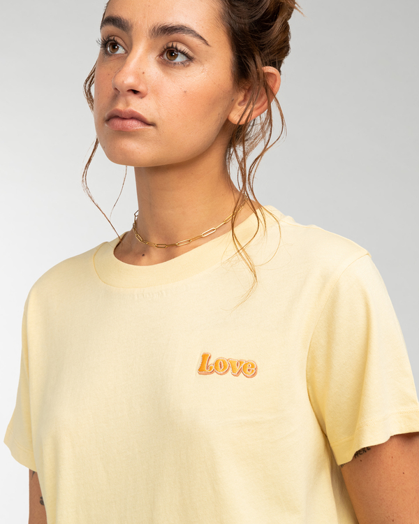 4 Lovemby - T-Shirt for Women Yellow EBJZT00143 Billabong