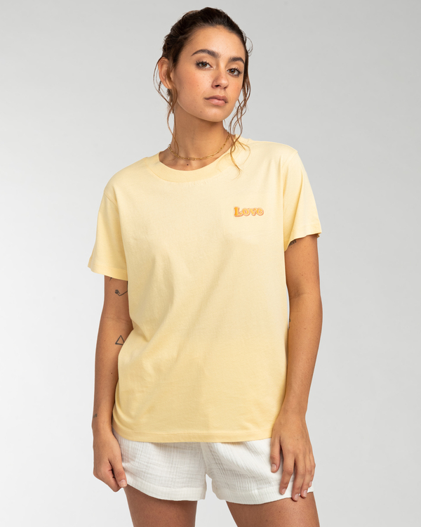 0 Lovemby - T-Shirt for Women Yellow EBJZT00143 Billabong
