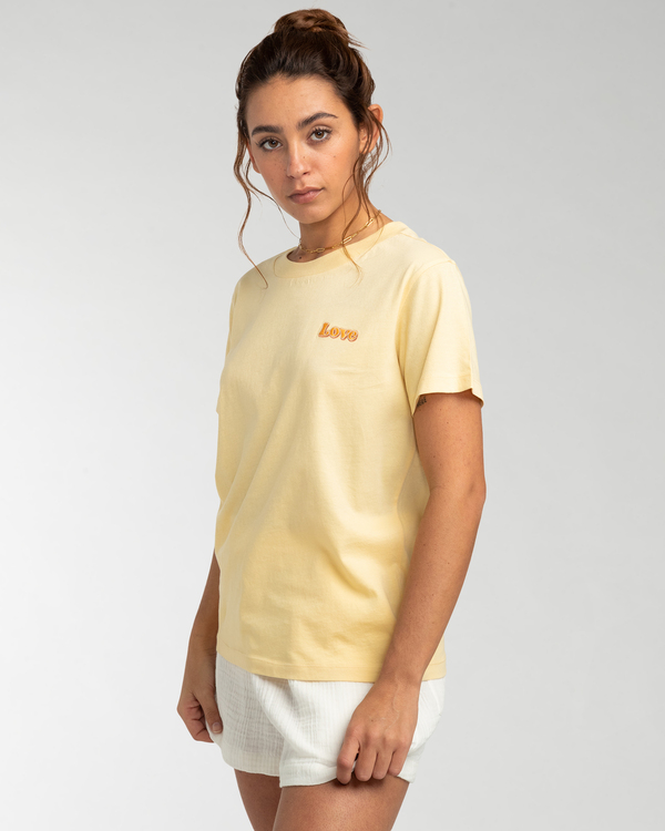 3 Lovemby - T-Shirt for Women Yellow EBJZT00143 Billabong