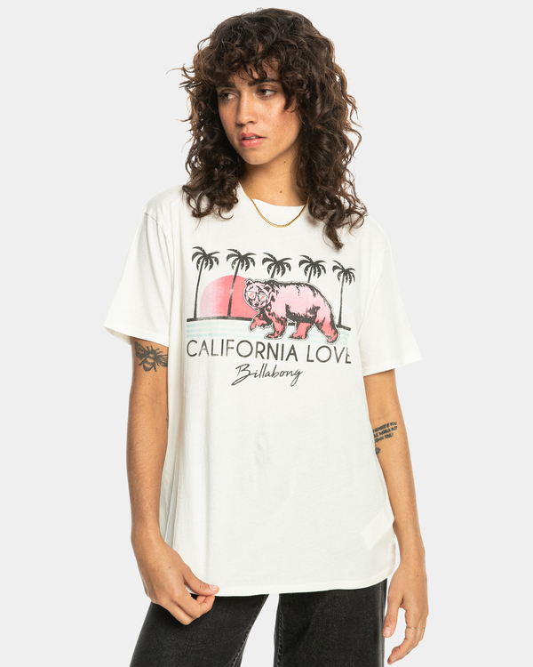 0 California Love - T-shirt pour Femme Blanc EBJZT00148 Billabong