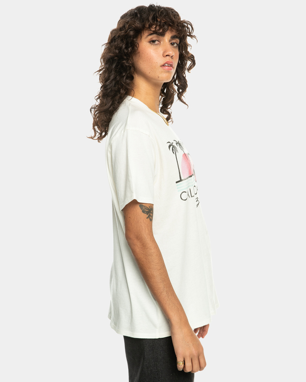 3 California Love - Camiseta para Mujer Blanco EBJZT00148 Billabong