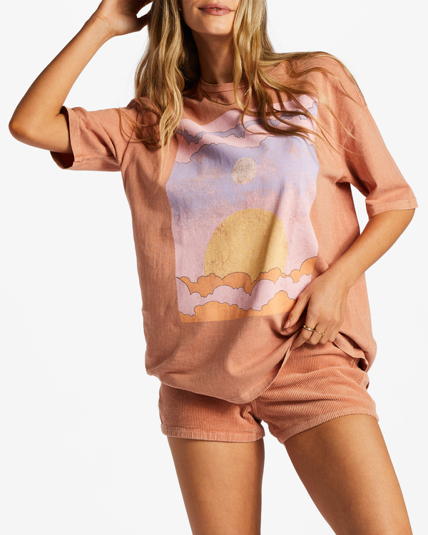 Peace Be The Journey T Shirt for Women Billabong