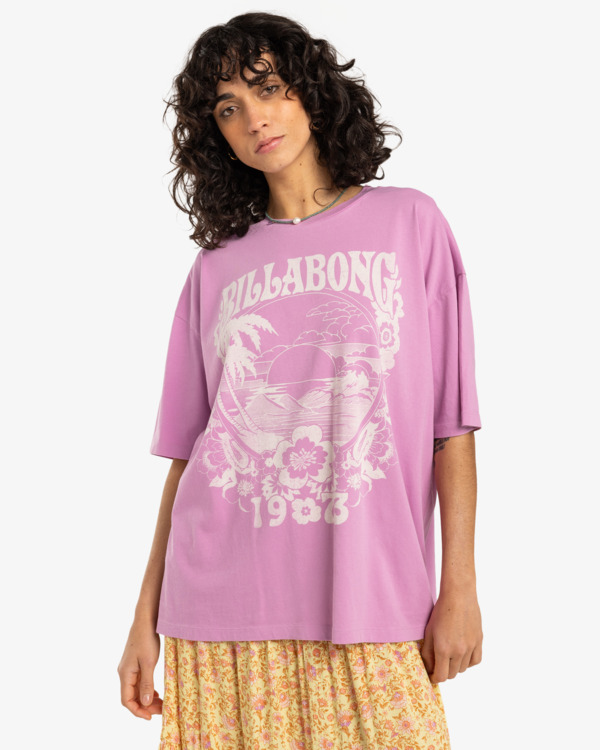 0 Sweet Ride - Camiseta de manga corta para Mujer Violeta EBJZT00408 Billabong