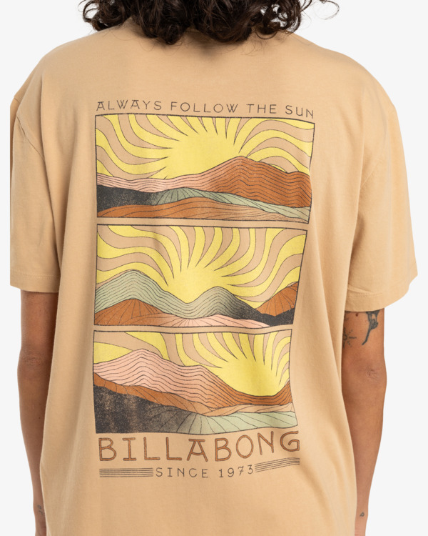 4 Sun Phased - Camiseta de manga corta para Mujer Beige EBJZT00423 Billabong