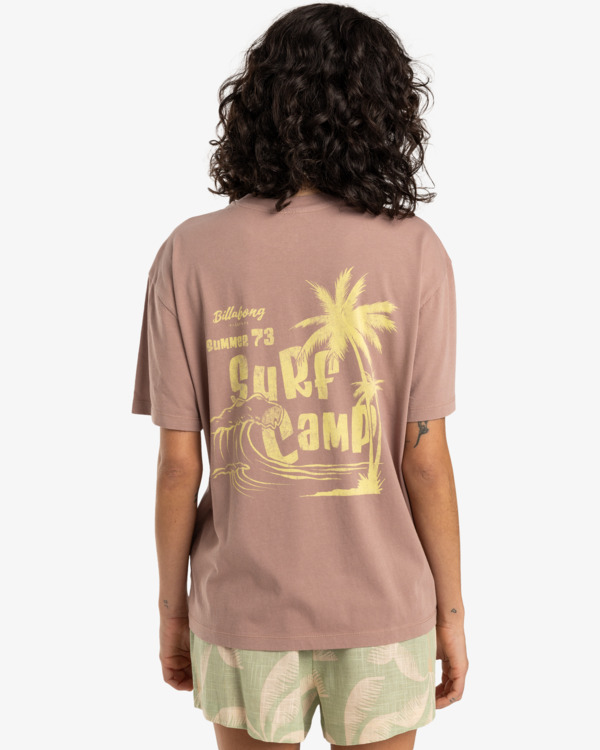 3 Surf Camp - T-Shirt für Frauen Braun EBJZT00425 Billabong