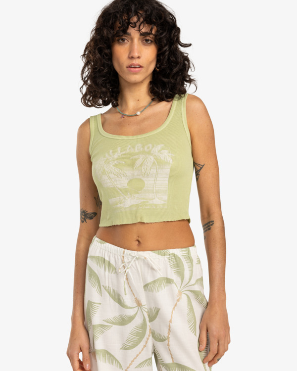 0 Nice Feelings - Débardeur pour Femme Vert EBJZT00439 Billabong