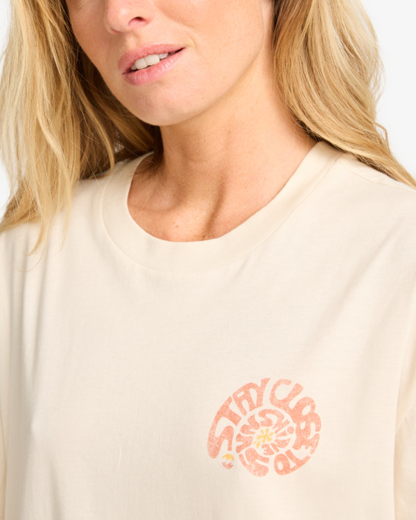 4 Close Sunshine - Camiseta de manga corta para Mujer Blanco EBJZT00445 Billabong