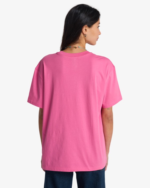 1 In The Beyond - Short Sleeve T-Shirt for Women Pink EBJZT00469 Billabong