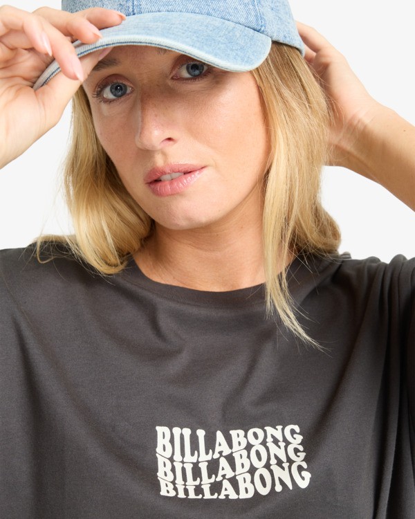 4 In The Beyond - Short Sleeve T-Shirt for Women Black EBJZT00469 Billabong