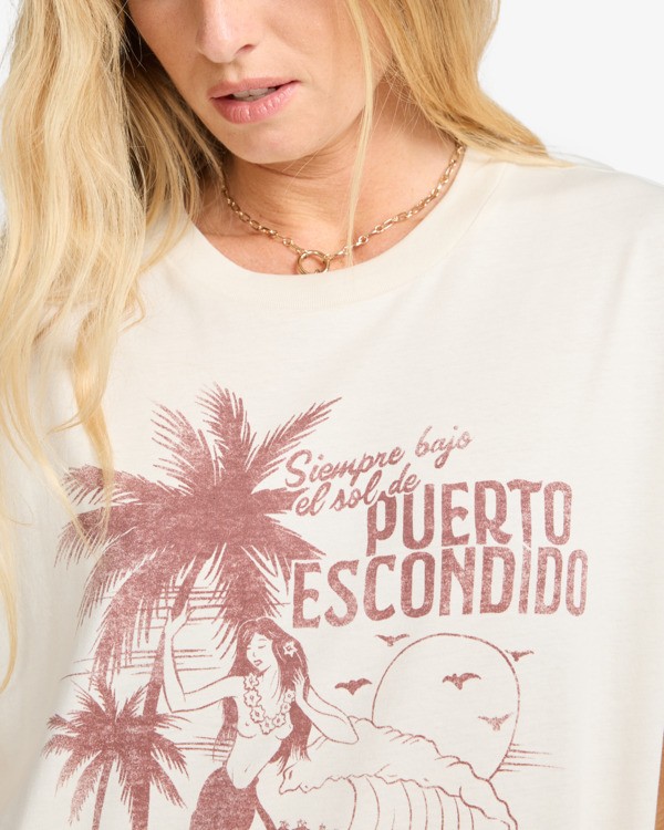 4 Oriana - Maglietta a maniche corte da Donna White EBJZT00474 Billabong
