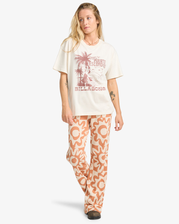 2 Oriana - Maglietta a maniche corte da Donna White EBJZT00474 Billabong