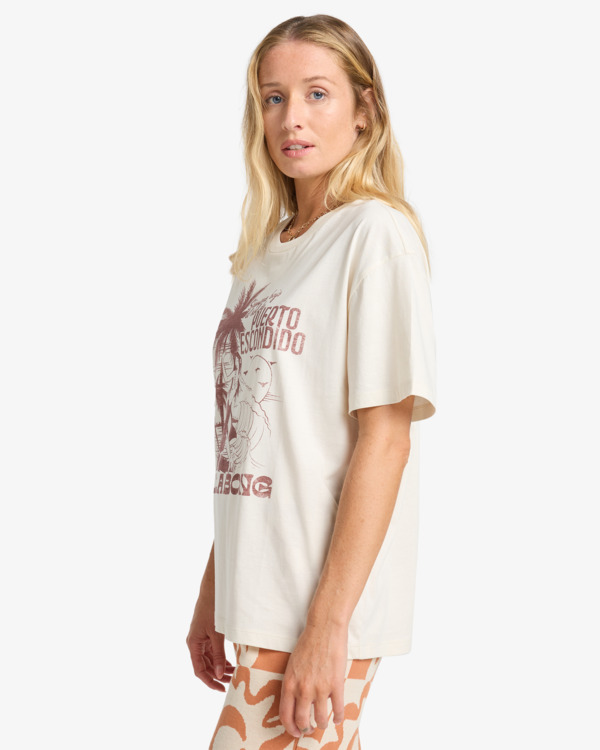 3 Oriana - Maglietta a maniche corte da Donna White EBJZT00474 Billabong