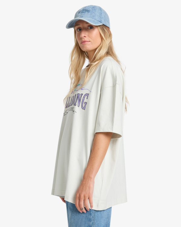 4 Wave Out - T-Shirt à manches courtes pour Femme Gris EBJZT00481 Billabong