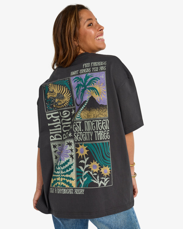 1 Daydream Away - T-Shirt à manches courtes pour Femme Noir EBJZT00482 Billabong