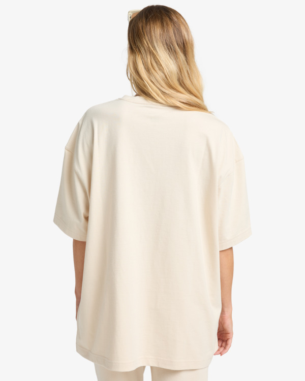 1 Wander Across - Short Sleeve T-Shirt for Women White EBJZT00483 Billabong
