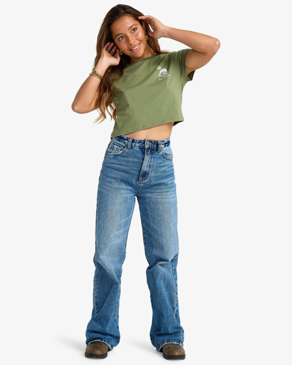 2 Oceans Greatest - T-Shirt für Frauen Grün EBJZT00484 Billabong