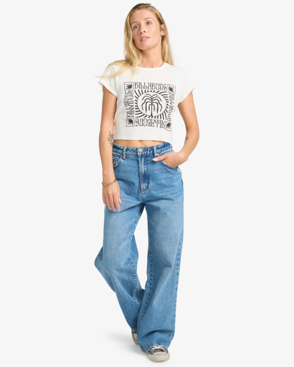 2 Sun Lovers - T-Shirt für Frauen Weiss EBJZT00485 Billabong