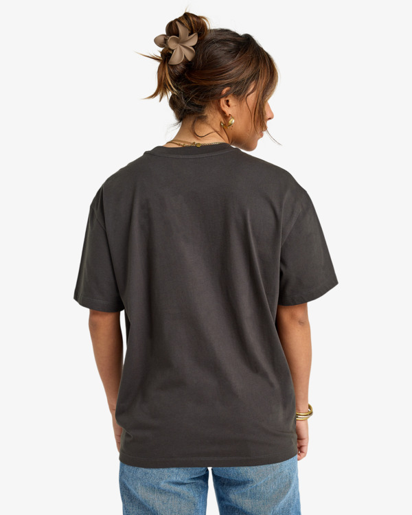 1 Happy Paths - T-Shirt à manches courtes pour Femme Noir EBJZT00495 Billabong