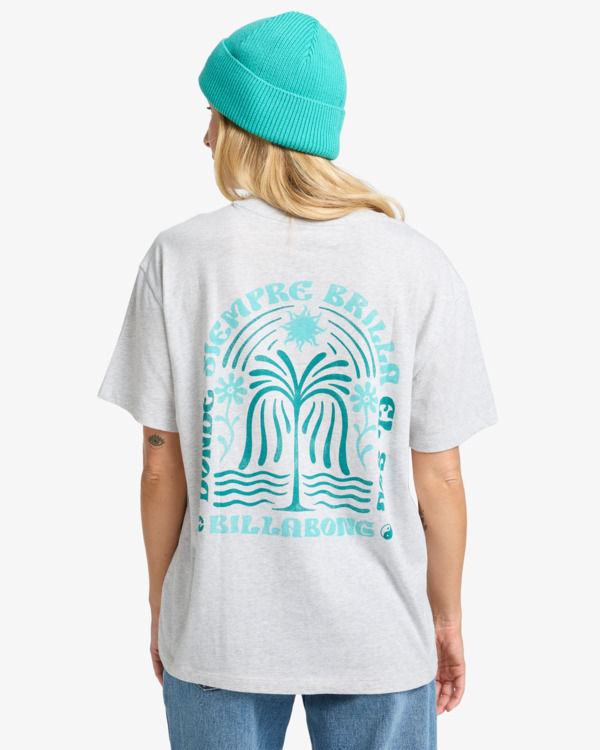 1 Always Looking - Short Sleeve T-Shirt for Women Grey EBJZT00496 Billabong
