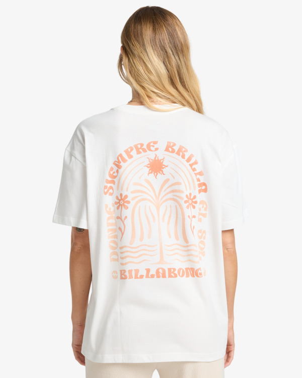 1 Always Looking - Short Sleeve T-Shirt for Women White EBJZT00496 Billabong