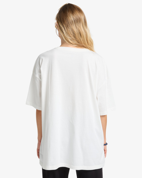 1 Where The Sun Collide - T-Shirt à manches courtes pour Femme Blanc EBJZT00499 Billabong