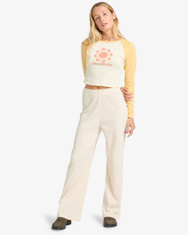 2 Beach Club - Maglietta in raglan da Donna Yellow EBJZT00500 Billabong