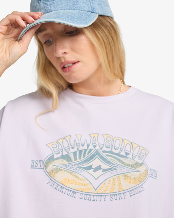 4 Quality Surf - Short Sleeve T-Shirt for Women Purple EBJZT00504 Billabong