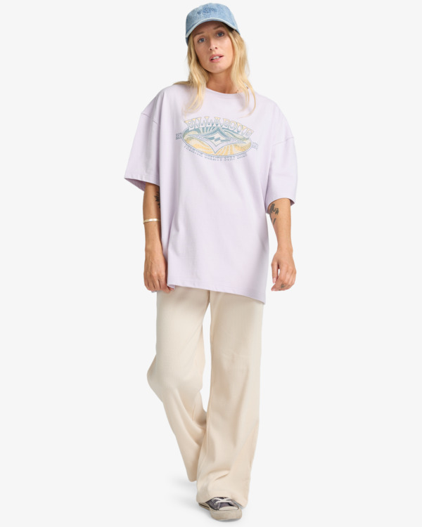 2 Quality Surf - Short Sleeve T-Shirt for Women Purple EBJZT00504 Billabong