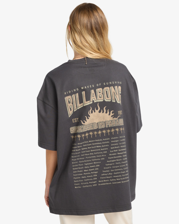 1 Paradise Sunkiss - Short Sleeve T-Shirt for Women Black EBJZT00505 Billabong
