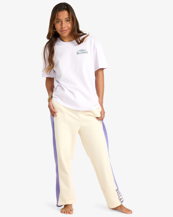 2 Heritage Backer - Short Sleeve T-Shirt for Women Purple EBJZT00556 Billabong